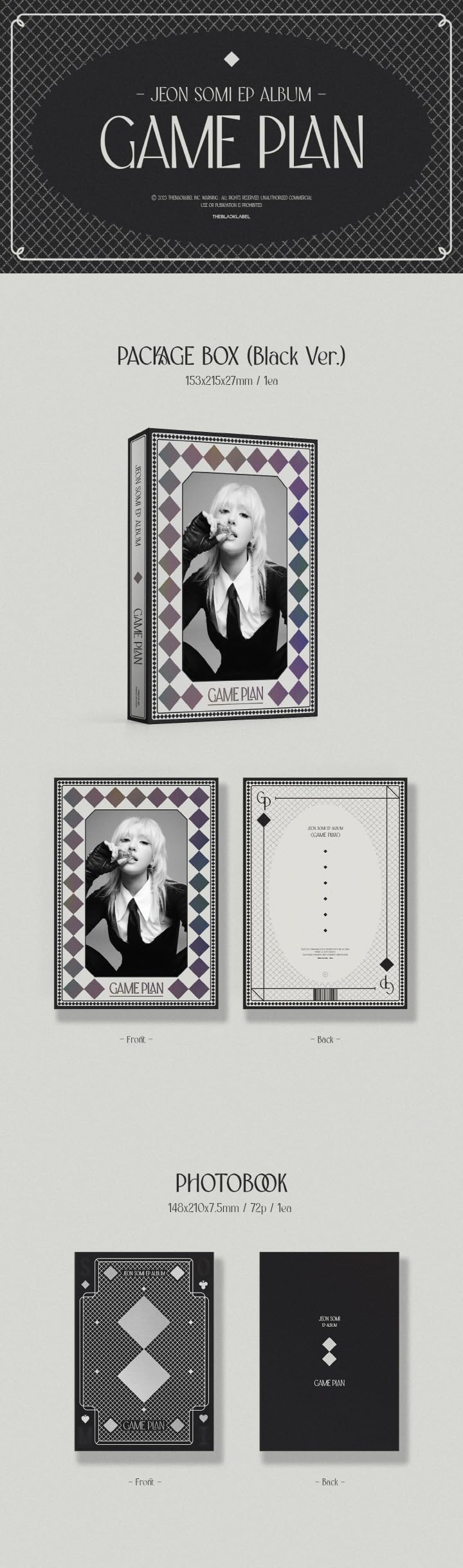 Amazon.com: Jeon Somi GAME PLAN EP Album Contents+Photocard+etc+